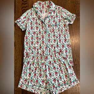 Roller Rabbit Limited Edition Christmas Monkeys Polo PJ Set